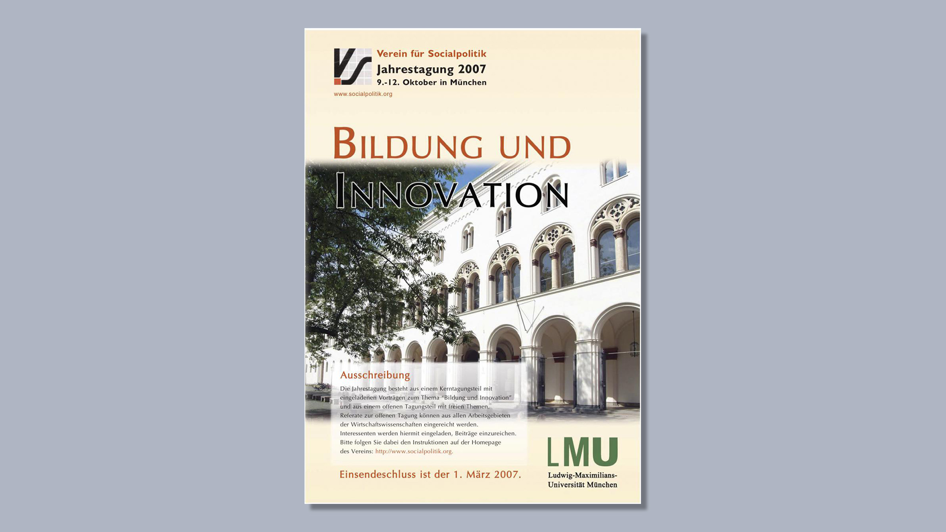 Plakat Jahrestagung 2007