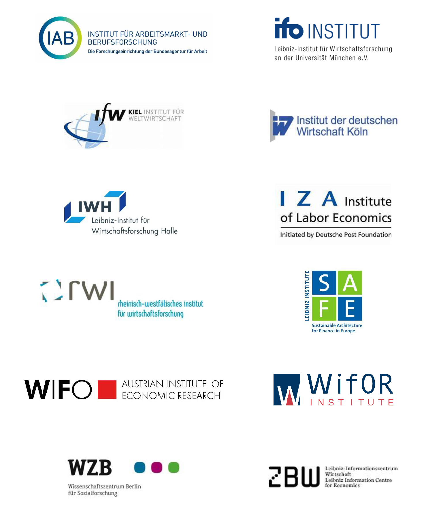 Logos of the partner institutes