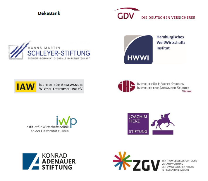 Logos der korporativen Mitglieder Förderinstitute