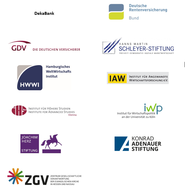 Logos der korporativen Mitglieder Förderinstitute