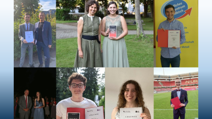 Collage Fotos von Preisträgern Abiturpreis 2021