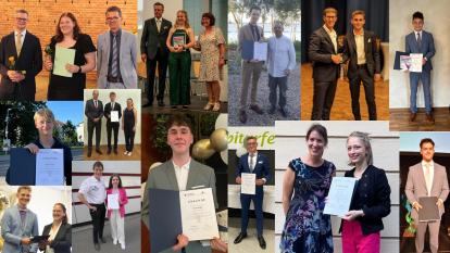 Abiturpreisträger 2024 Collage